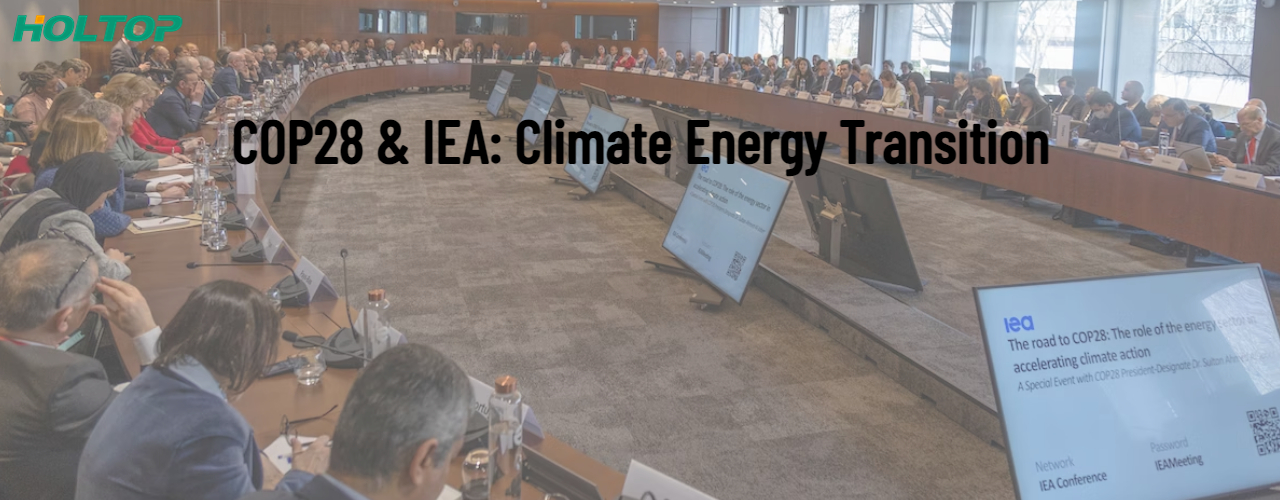 COP28 IEA Klimaat Energietransitie Internationaal Energieagentschap Op 1,5°C afgestemde energietransitie.IRENA UNFCCC G20