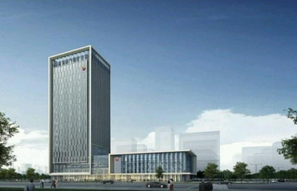 โครงการสร้างสำนักงานธุรกิจแห่งใหม่ของธนาคารพาณิชย์ในชนบท Jiangsu Taixing